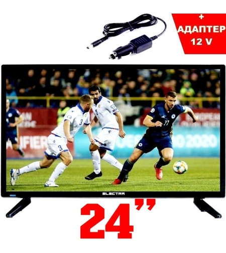 Телевизор на 12 волта Electra 24X1612, 24 инча, DVB-T2/C