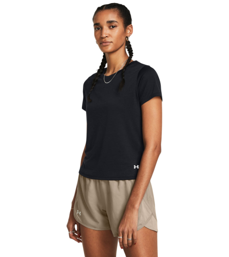 UA STREAKER SS Black Reflective Women