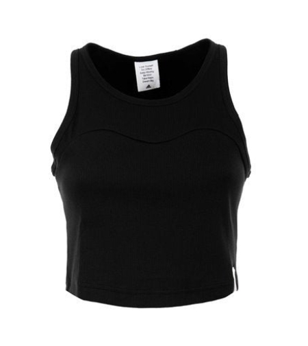 W LNG RIB TANK BLACK Women