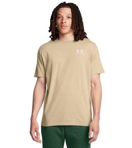 UA M SPORTSTYLE LC SS City Khaki White Men