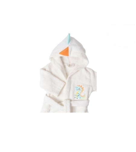 Бебешки халат BIOFELMA WHITE