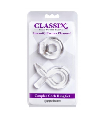 Комплект пръстени за пенис CLASSIX Couple's Clear