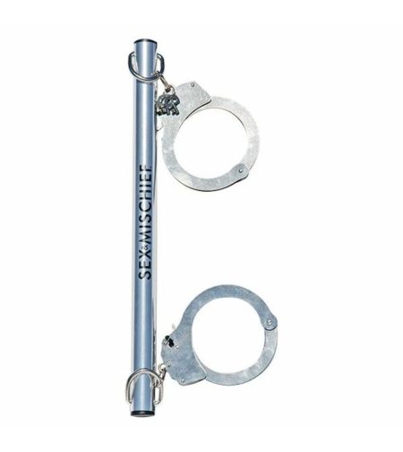 Белезници с разширител - Spreader Bar With Metal Cuffs Sex & Mischief 99114