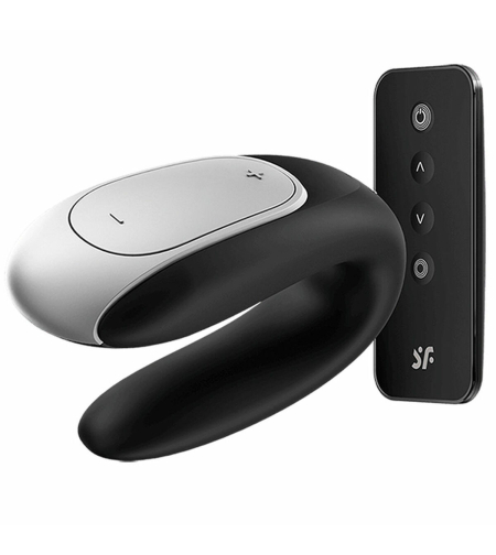 Вибратор за двойки с клиторна стимулация Satisfyer Double Fun