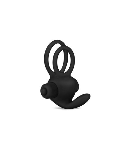 LOVETOY Power Clit Duo – двоен вибриращ пръстен за пенис с клиторен стимулатор