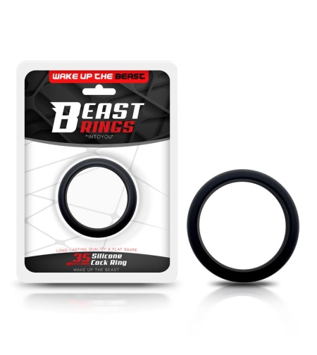 Пръстен за пенис BEAST RINGS Cock Ring  3,5 см черен