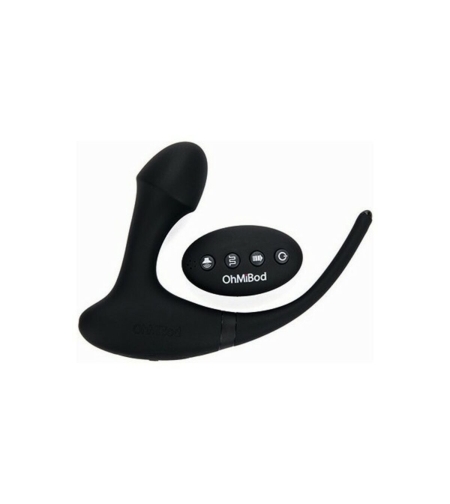Анален вибратор с дистанционно OhMiBod Черен