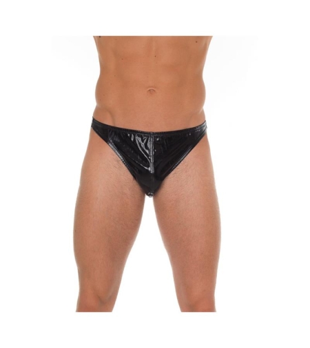 String Black Shinny One Size – Мъжки черни прашки
