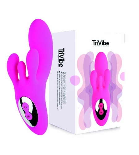 Вибратор Заек за G точка FeelzToys Clitoral & Labia Stimulation Розов