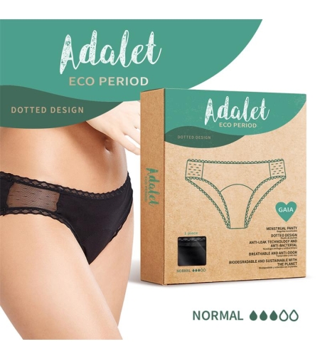 ADALET ECO PERIOD Gaia Normal – менструални бикини, Размер XL