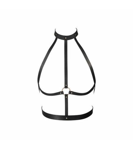 Колан за тяло - BDSM аксесоари - Maze H Harness Черен Bijoux Indiscrets 11291
