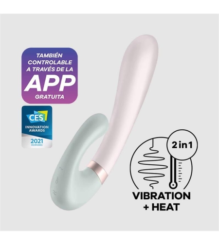 Вибратор SATISFYER Heat Wave с Функция за отопление и приложение