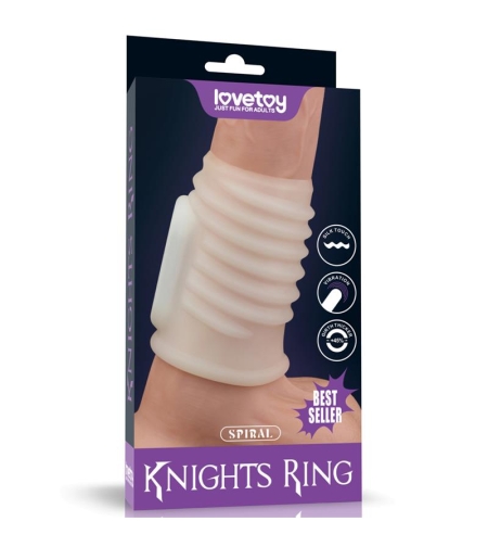 Вибриращ калъф за пенис LOVETOY Spiral Knights