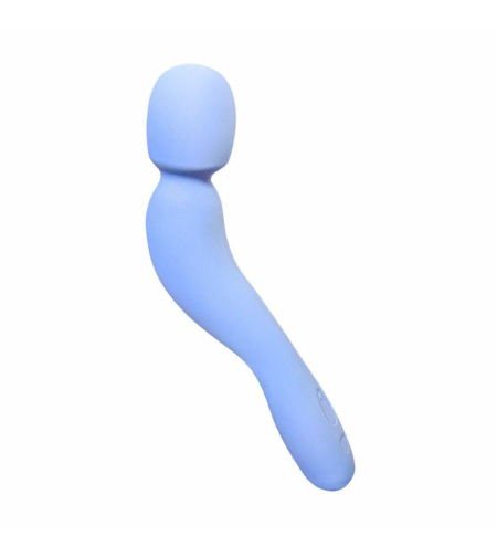 2 в 1 Масажор и G-spot Вибратор Dame Com Wand Massager Periwinkle Син