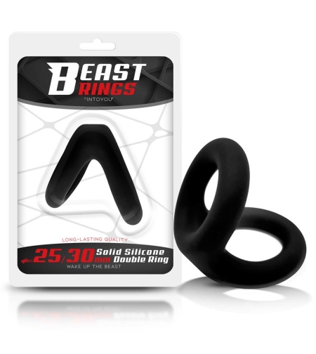 BEAST RINGS Двоен пръстен за пенис 2.5 / 3 см