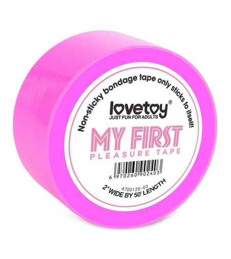 LOVETOY лента за обвързване, нелепкава, фуксия