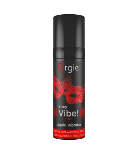 Стимулиращ гел със затоплящ ефект Orgie Sexy Vibe! Hot 15 ml