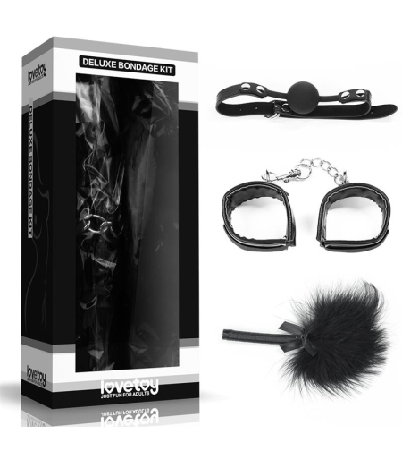 Комплект за обвързване LOVETOY Deluxe черен