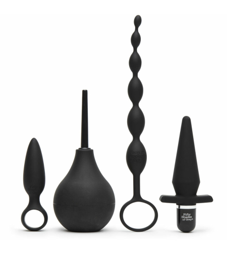 Комплект за анално удоволствие Fifty Shades of Grey Starter Kit Черен