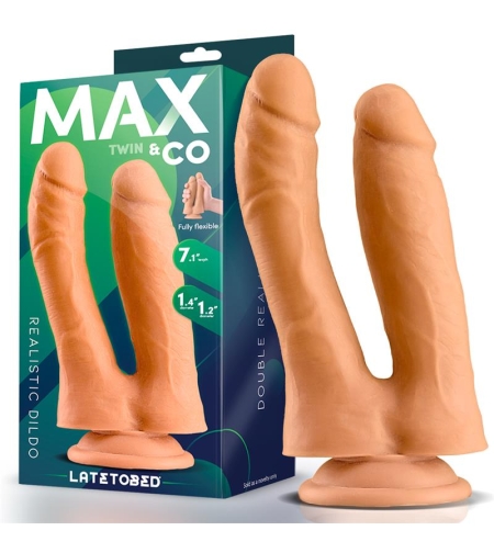 MAX & CO Двойно реалистично дилдо 7.1