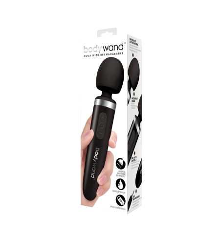 Черен масажор Aqua Mini Rechargeable Wand - Bodywand 1934