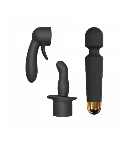 Комплект Масажор с приставки Dorcel DOR178 Черен