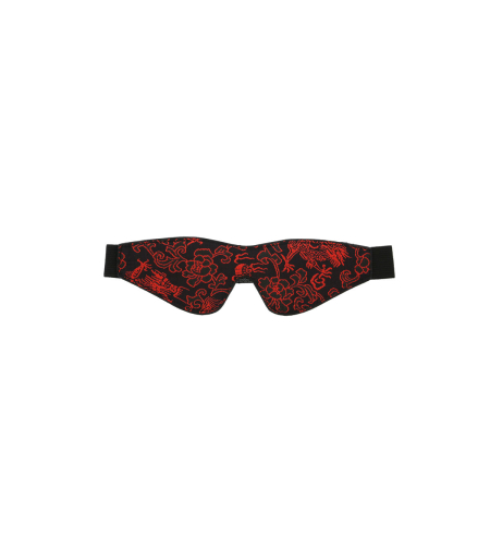 Превръзка за очи - Shhh Blindfold Dream Toys Blaze Черно с червено