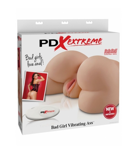 Мастурбатор за мъже Дупе и вагина - Endurance Jack Ass Pipedream Bad Girl Vibrating Ass Телесен