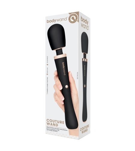 Черен масажор Bodywand Negro