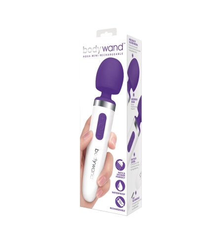 Лилав масажор Aqua Mini Rechargeable Wand - Bodywand 1927