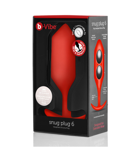 Анален разширител B-Vibe 6 Червен