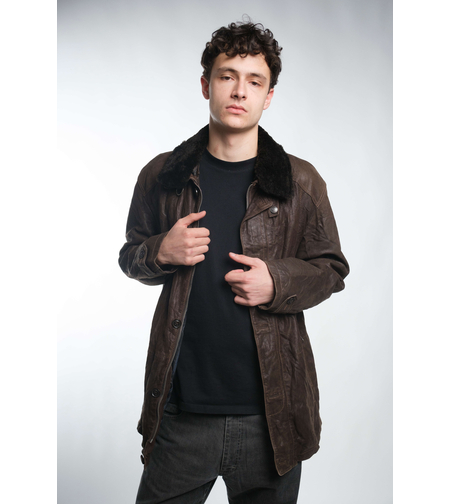 Яке от естествена кожа