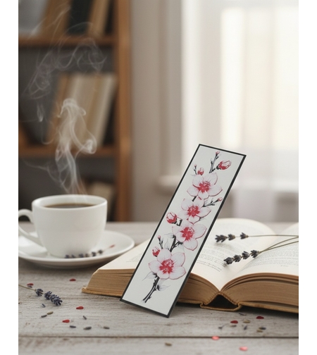 Книгоразделител,, Цвете от вишна