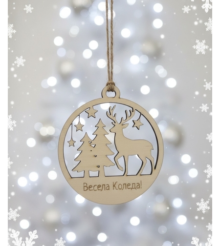 Коледна декорация,, Зимна картина