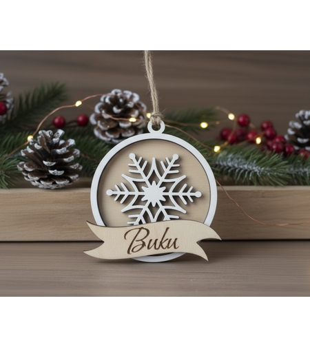 Коледна декорация,, Снежинка