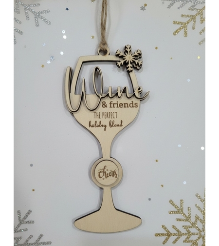 Дървена Чаша за вино