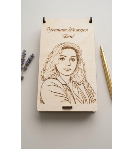 Картичка за пари със снимка