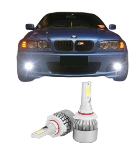Бели крушки за халогените за BMW E46