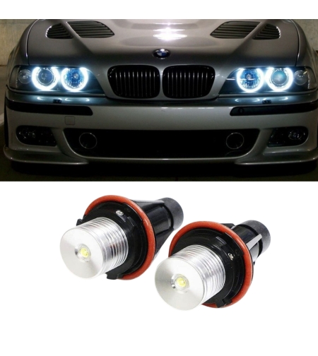 Бели крушки за ангелски очи за BMW E39