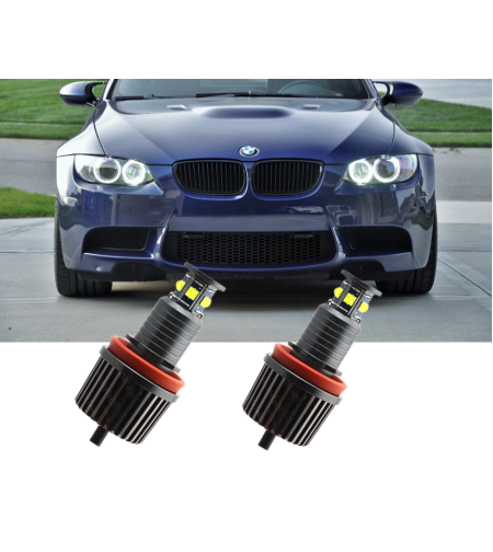 Бели крушки за ангелски очи за BMW E92 E93