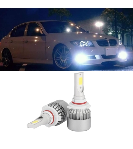 Бели крушки за халогените за BMW E90 E91