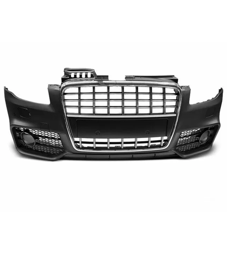 Предна броня за Audi A4 B7 8E (2004-2008) - S3 Дизайн с хром лайсна