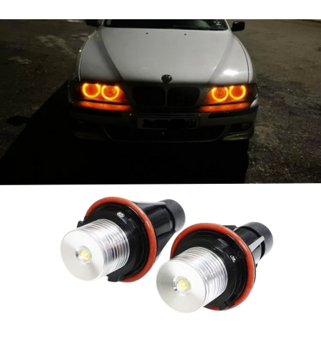 Огнено оранжеви крушки за ангелски очи за BMW E39