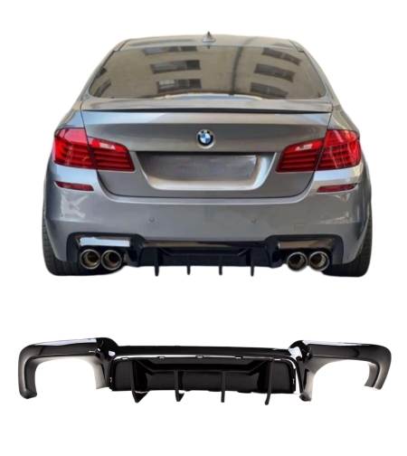Двоен Оребрен Дифузьор за BMW E60 E61