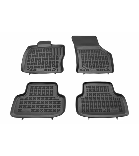 Гумени стелки за AUDI A3 8V Sedan / Sportback (2012-2020) / Volkswagen Golf 7 (2012-2019) / Golf 8 Hatchback (2019+) TSI, TDI, без 4х4 - тип леген
