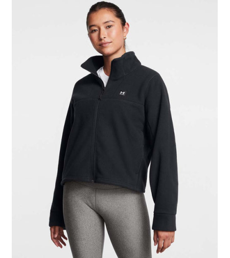 Дамски суитшърт UA W MICROFLEECE FZ Black