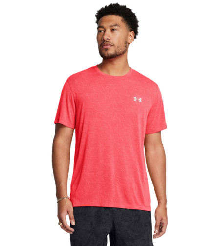 Мъжка тениска UA LAUNCH CAMO SHORTSLEEVE Racer Red Reflective Men Under Armour