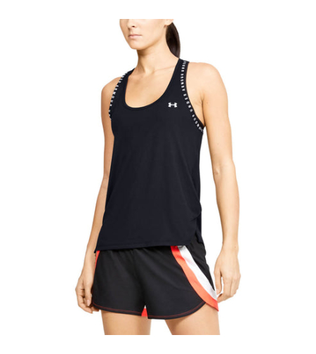 Дамски топ Under Armour Knockout tank black white