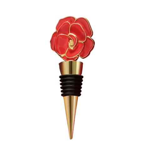 Стопер за вино „Червена роза“