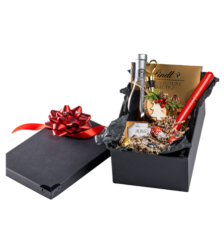 Подаръчен комплект „Коледно розе“ подарък за нея